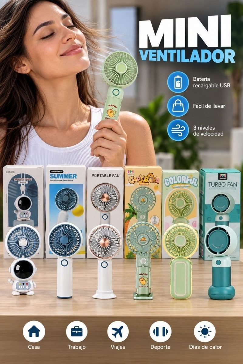 Mini ventilador de mano