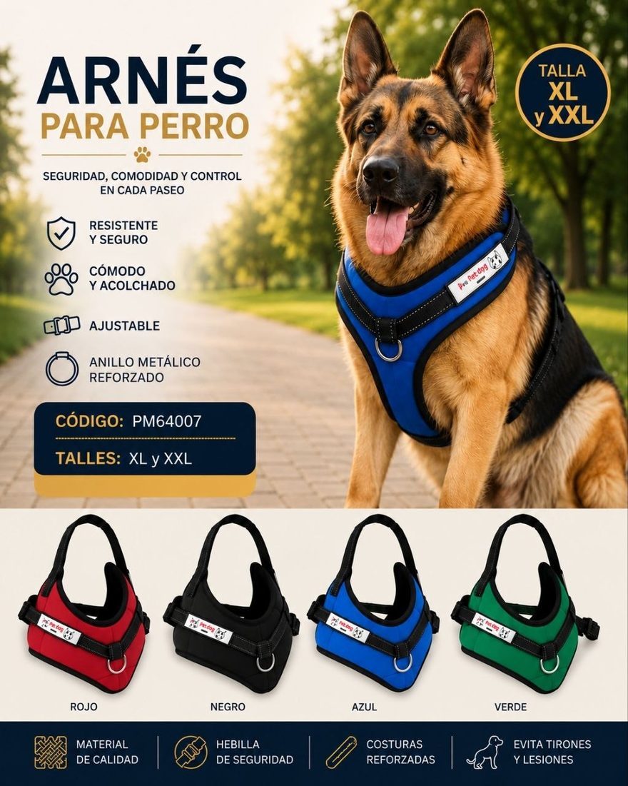 Arnés para perro XL y XXL
