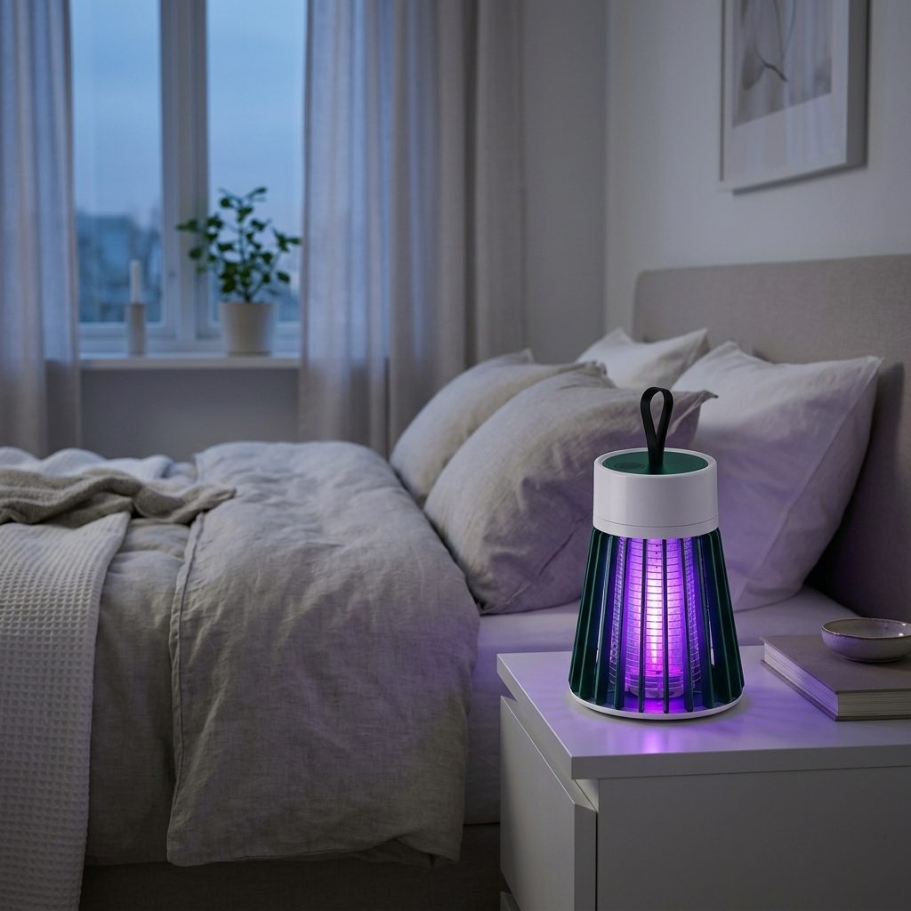 Lámpara mata insectos UV
