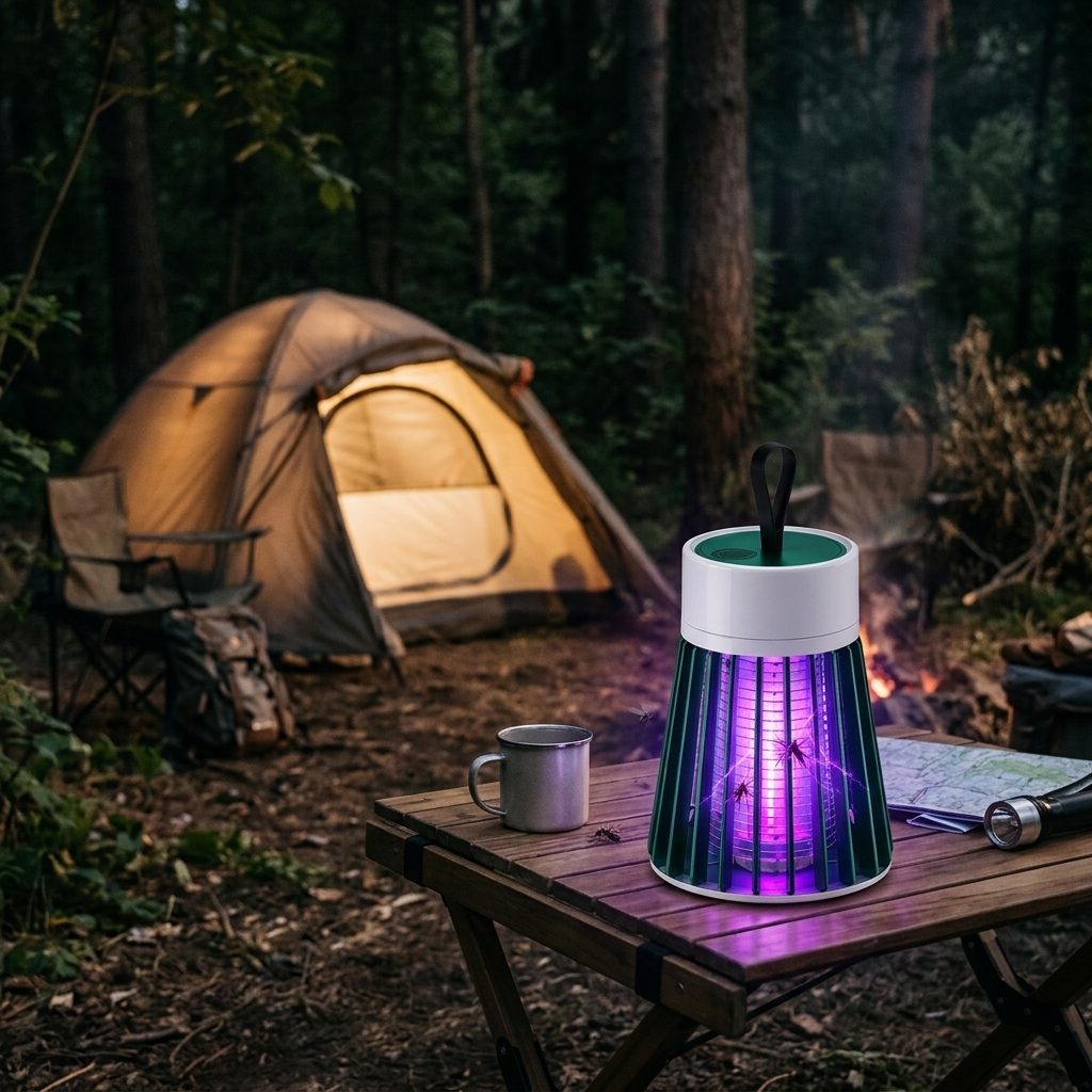 Lámpara mata insectos UV