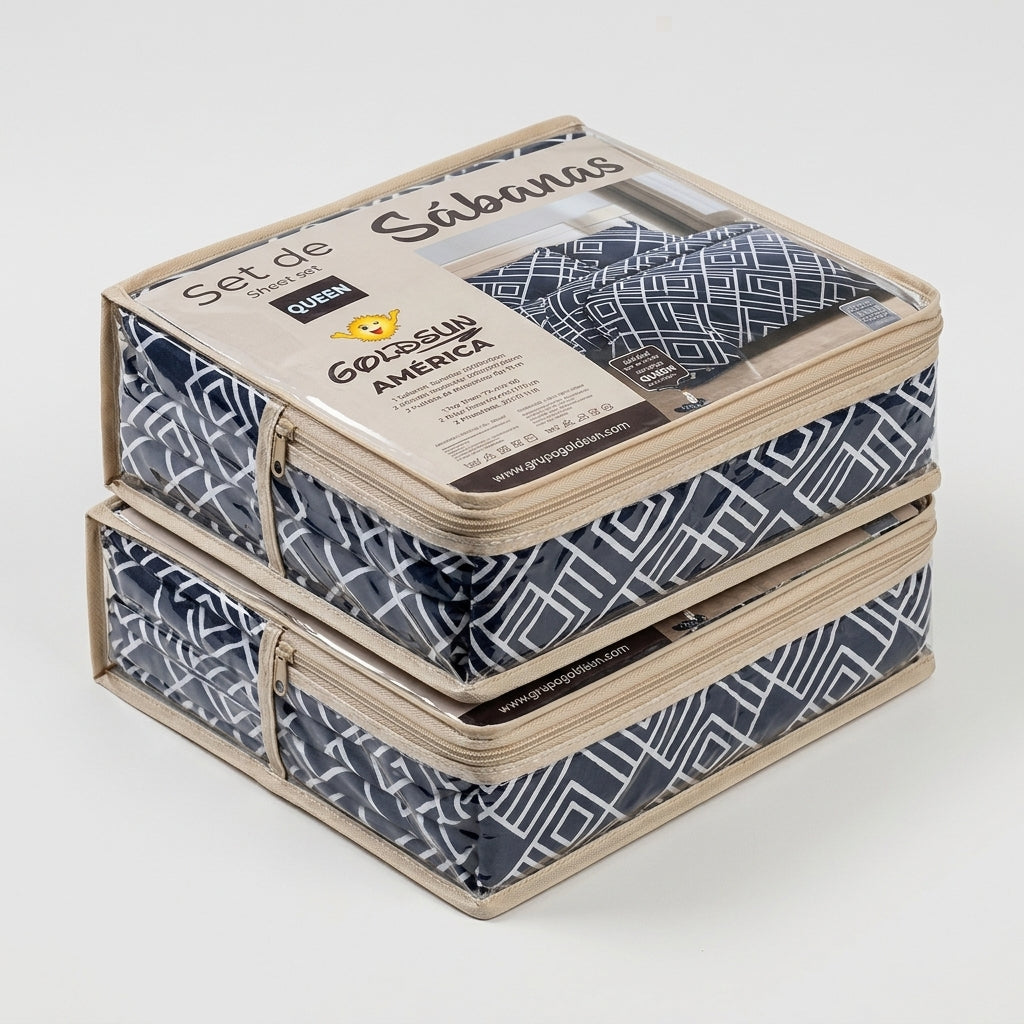 Packaging del juego de sábanas