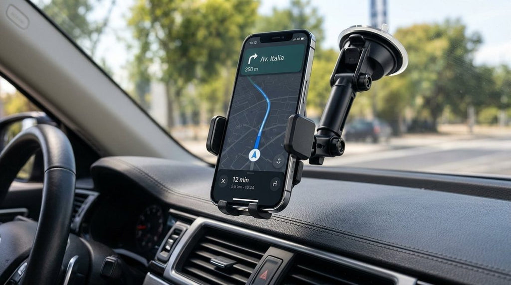 Soporte de celular para auto con ventosa