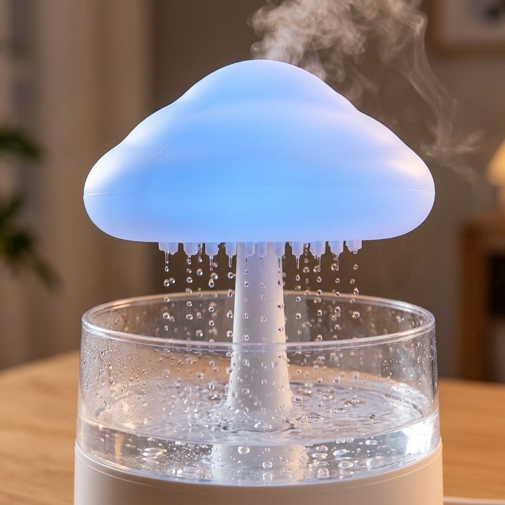 Humidificador nube con parlante bluetooth