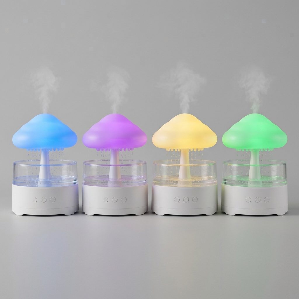 Humidificador nube con parlante bluetooth