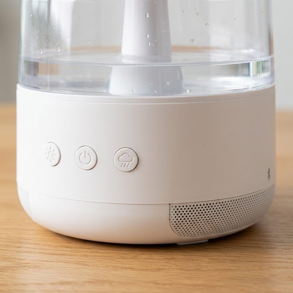Humidificador nube con parlante bluetooth
