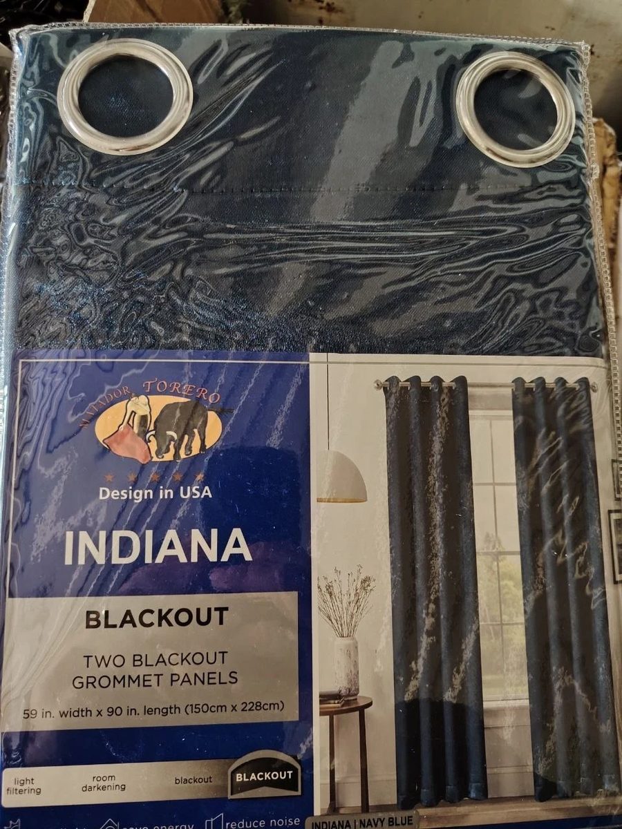 Cortina blackout Indiana · 2 paños 150×228 cm
